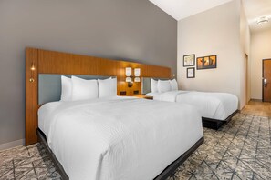 Room, 2 Queen Beds, Roll-in Shower, Non Smoking | Down duvets, pillow-top beds, desk, laptop workspace - Country Inn & Suites By Radisson, Amarillo Central (Amarillo)