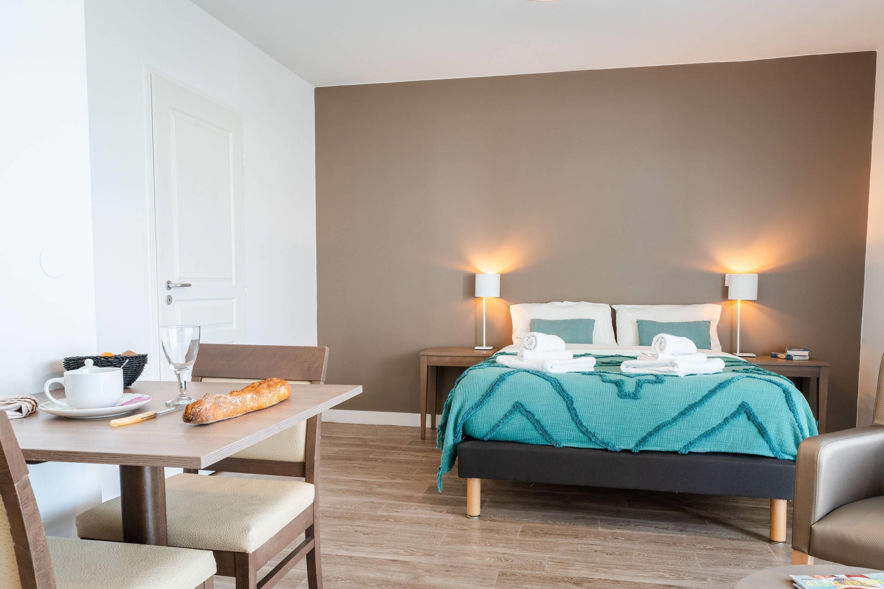 Studio standard | 免费婴儿床、免费 WiFi、床单、轮椅无障碍