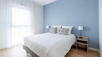 Appartement 2 chambres | Lits bébé (gratuits), Wi-Fi gratuit, draps fournis