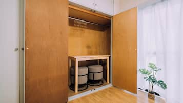 Desk, iron/ironing board