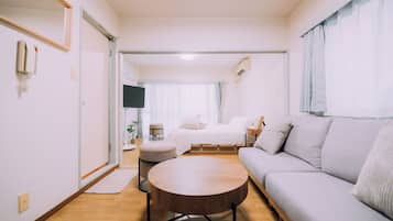 Apartemen, 1 kamar tidur, Bebas Asap Rokok | Meja kerja dan setrika/meja setrika