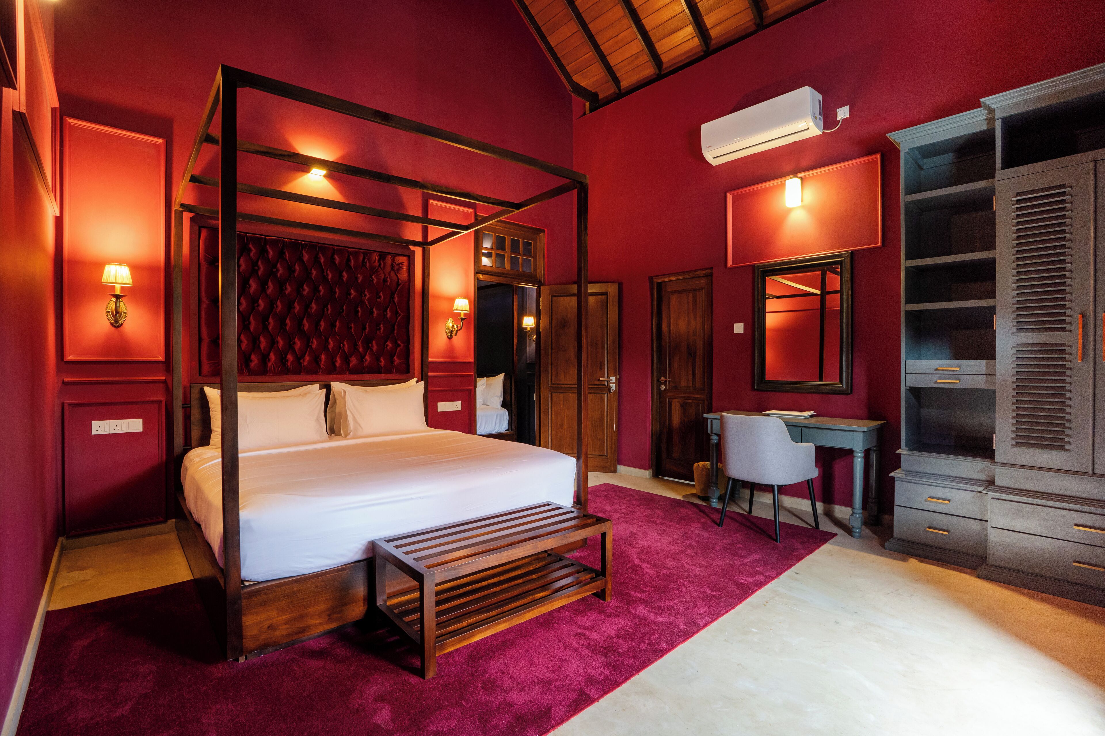 Habitación Deluxe doble, vistas al jardín | Escritorio, espacio para trabajar con un portátil, wifi gratis