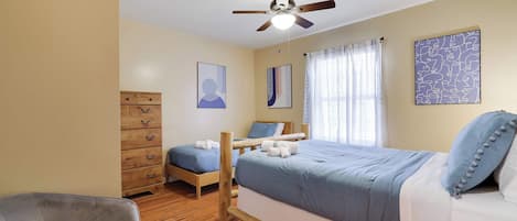 6 多间卧室、办公桌、熨斗/熨衣板、WiFi