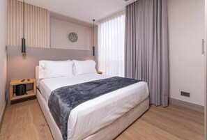 2 soverom, strykejern/-brett, reiseseng for barn og wi-fi