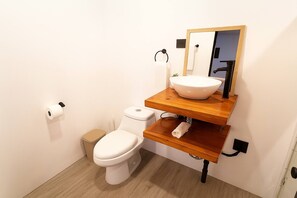 Douche, sèche-cheveux