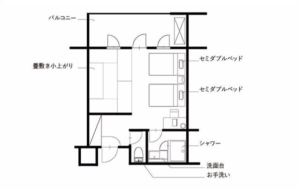 Superior Twin Room, Balcony, Mountain View - Hoshinosato Hotel (Minamiaizu, Sakai, Yunoiri)