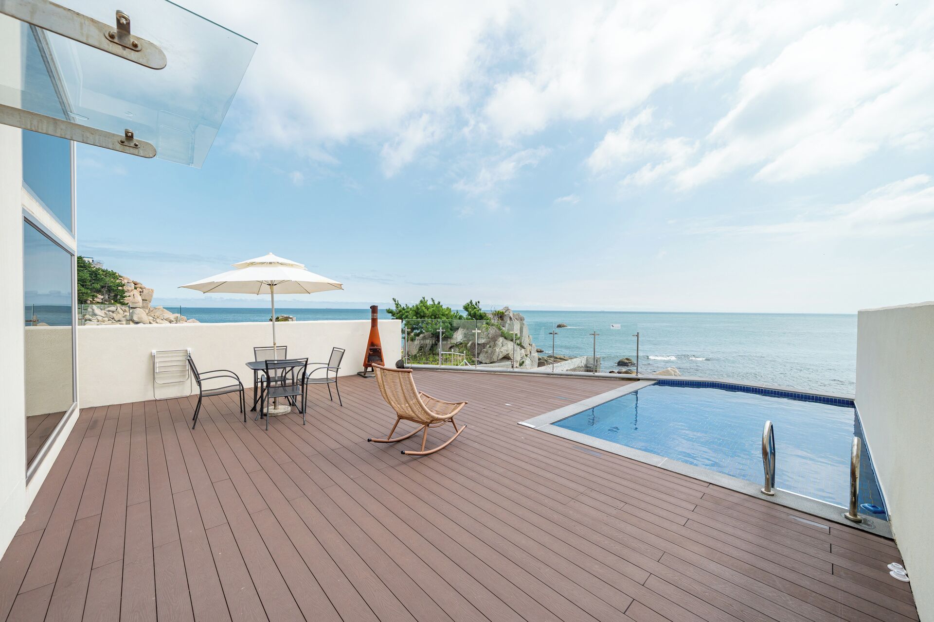 Ocean View Hinoki Private Pool Villa 10 | Terrace/patio