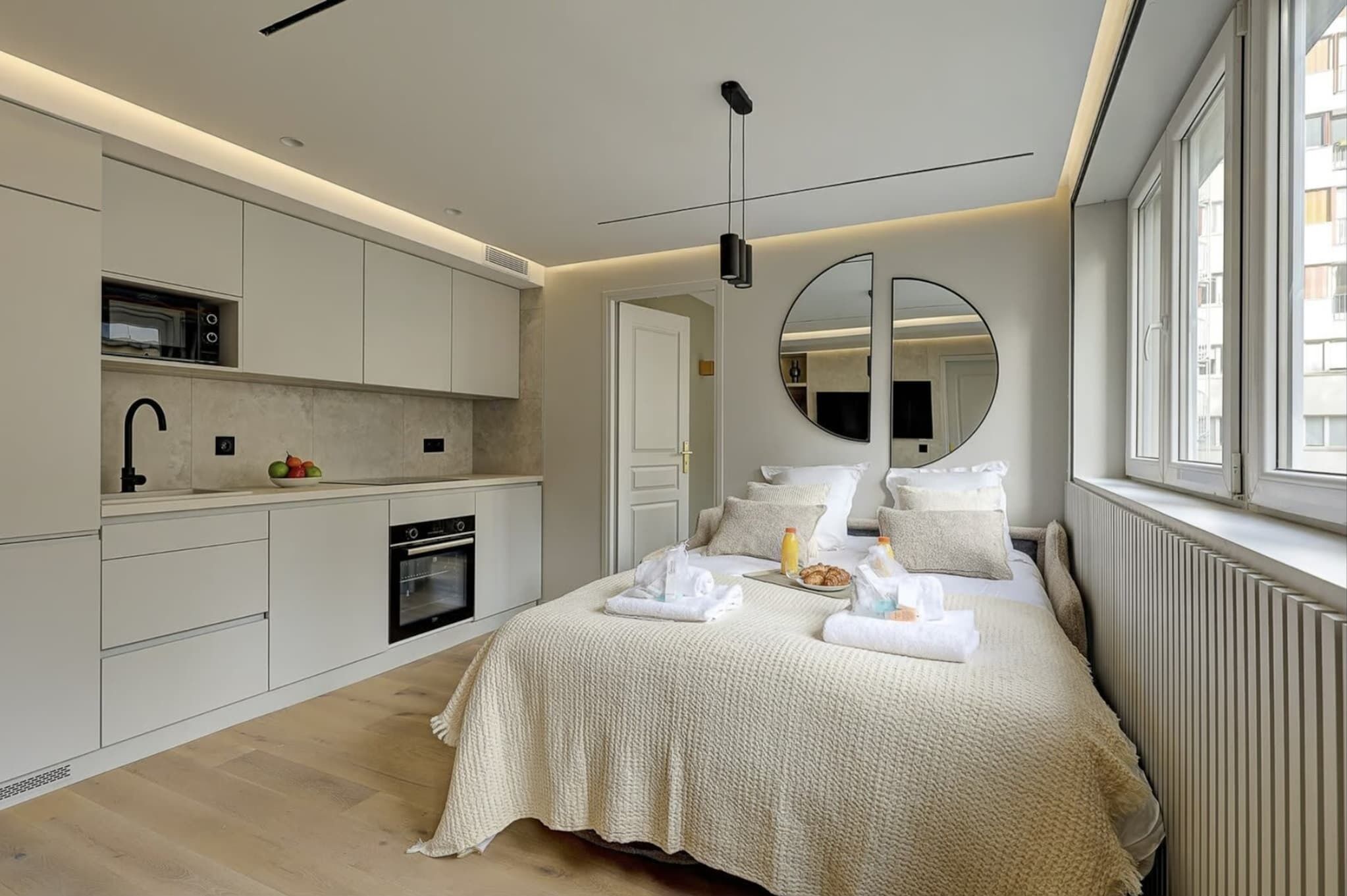 2 Schlafzimmer, Schreibtisch, Bügeleisen/Bügelbrett, kostenloses WLAN