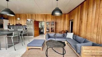 TV connectée, cheminée, chaßne hi-fi