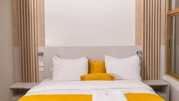 Quarto duplo luxo | Wi-Fi de cortesia, roupa de cama
