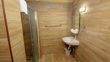 Shower, hair dryer