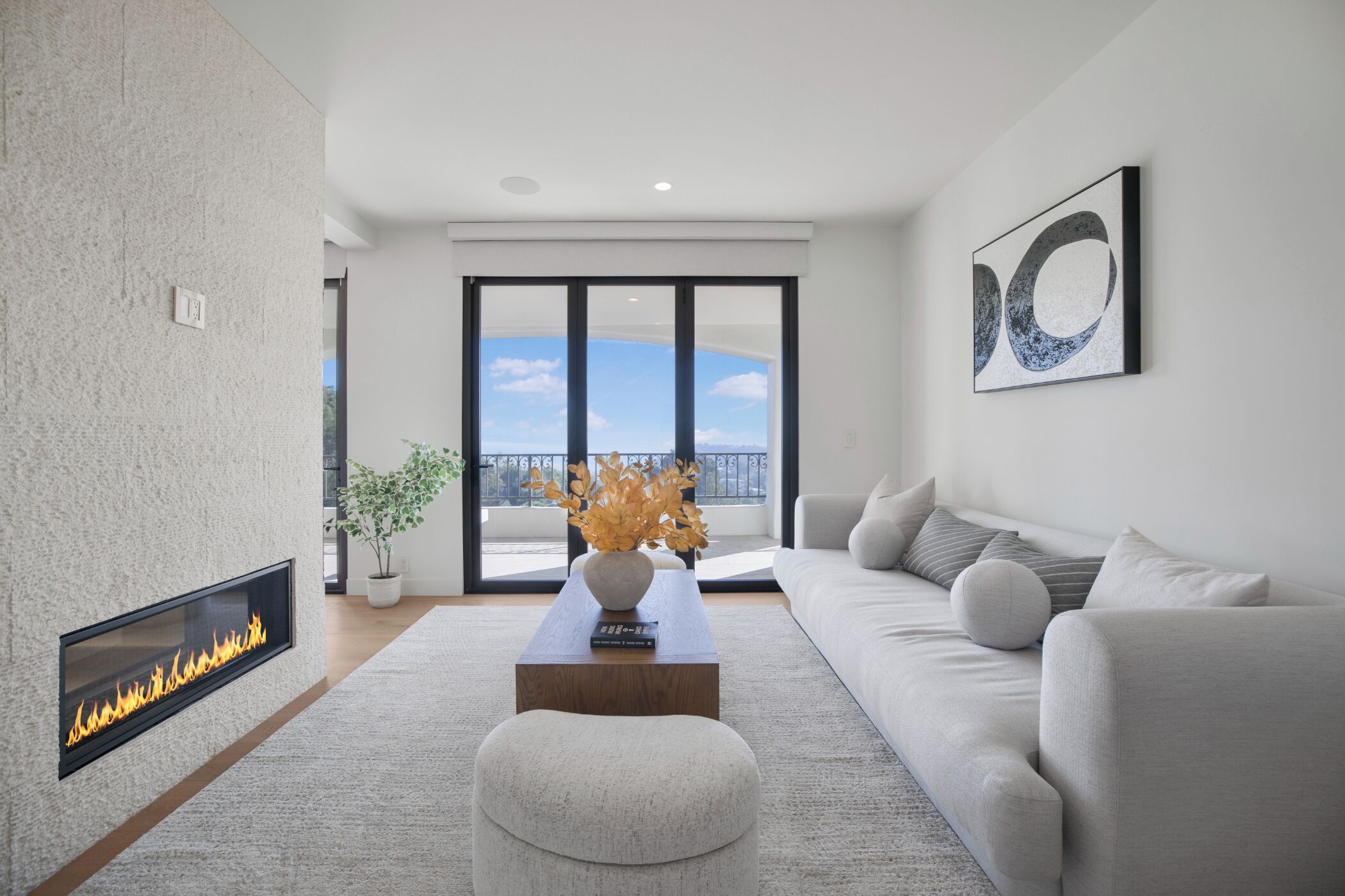 Biệt thự Cao cấp, nhiều giường, có thể sử dụng hồ bơi, quang cảnh núi (Villa Solea) | Khu phòng khách