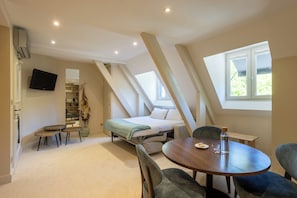 In-room safe, blackout curtains, iron/ironing board, free WiFi