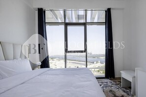 Apartment, 1 Bedroom, Balcony, City View | Iron/ironing board, free WiFi - Bloomfields Cozy 1Br Azizi Fawad Jaddaf  (Dubai)