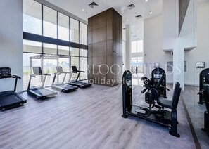 Fitness facility - Bloomfields Cozy 1Br Azizi Fawad Jaddaf  (Dubai)