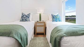 2 bedrooms, iron/ironing board, travel crib, WiFi