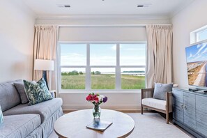 TV, offices - The Pelican | Clubhouse, Pool, + Boat Slip! (Georgetown)