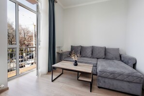 Basic Apartment, Balcony, Park View | Living area - Apartment by Luxe Group AL777 (Yerevan)