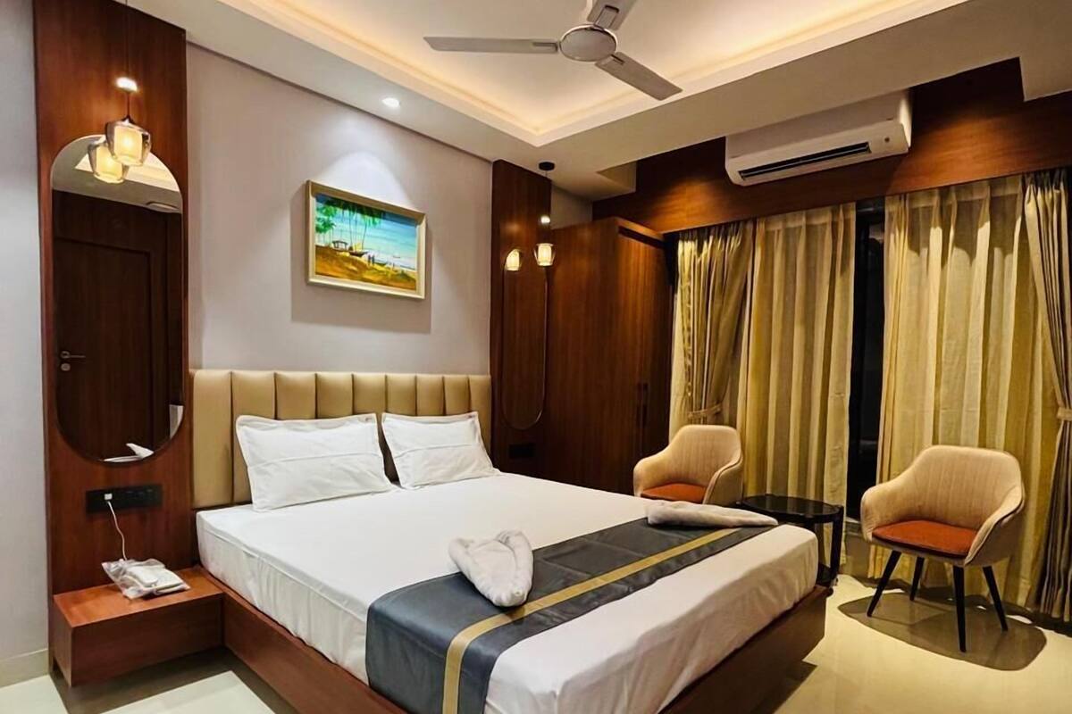 Kamar Double Ekonomi | Meja kerja, ruang kerja ramah laptop, dan Wi-Fi gratis