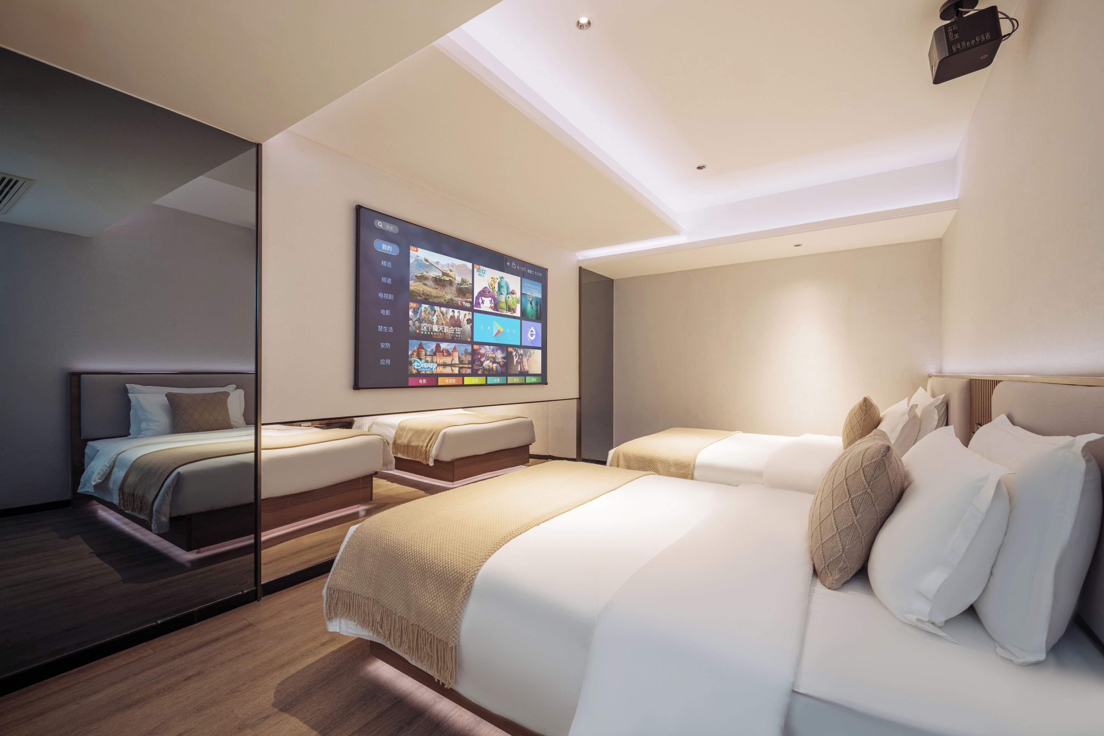Comfort Twin Room | Premium bedding, down comforters, memory foam beds, desk