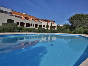 Pool - 3-room apartment with air conditioning in residence with pools and tennis (Cavalaire-sur-Mer)