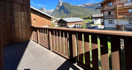 Modern, comfortable duplex in the center, 3 bedrooms, Samoëns