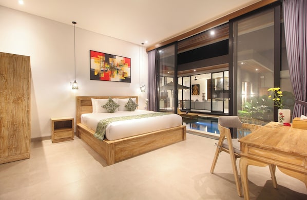 Double Room, Pool View | View from room