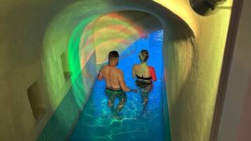 Una piscina climatizada