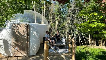 Opções para refeição ao ar livre