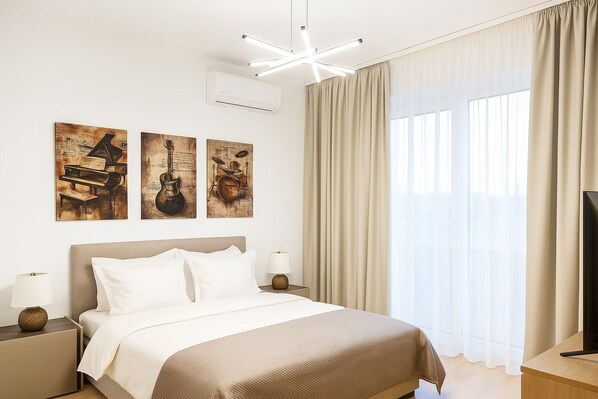 1 bedroom, iron/ironing board, Internet, bed sheets