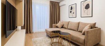 Atria House is a charming 1-bedroom apartment in wonderful Bucuresti with AC