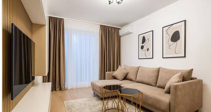 Atria House is a charming 1-bedroom apartment in wonderful Bucuresti with AC