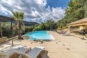 Apartment | Pool | Outdoor pool - A/C House 4br/10p With Pool - 40 min From Cannes (Le Tignet)