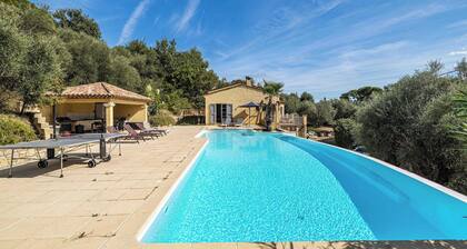 A/C House 4br/10p With Pool - 40 min From Cannes
