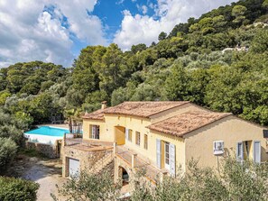 Apartment | Exterior - A/C House 4br/10p With Pool - 40 min From Cannes (Le Tignet)