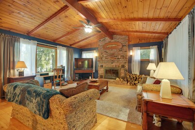 Winter Wonderland: Waterfront Lake Champlain Home