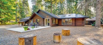 Contemporary Log Cabin Near Cle Elum Lake!