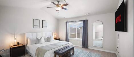 6 soverom, strykejern/-brett, reiseseng for barn og wi-fi