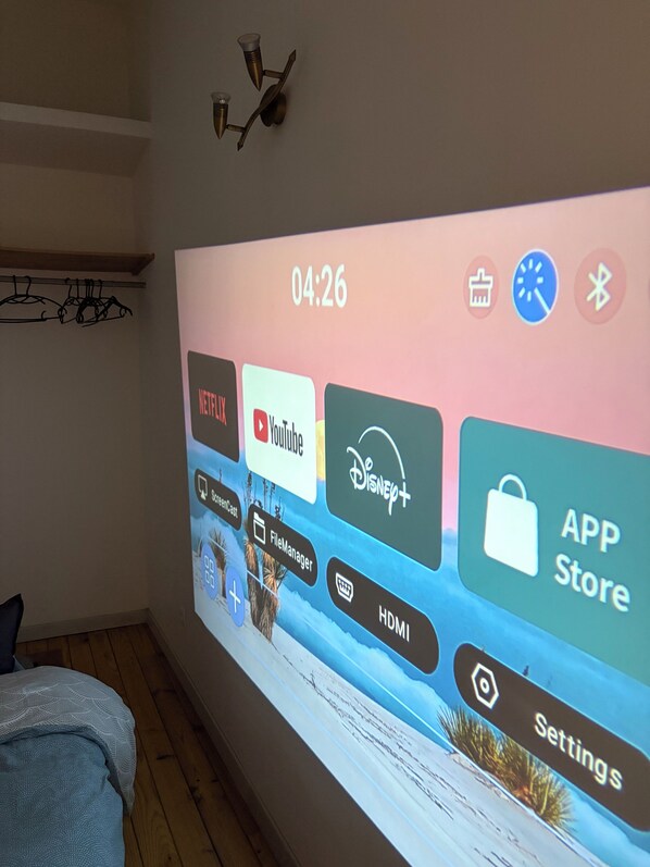 1 sovrum, internet och sängkläder