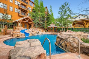 Una piscina climatizada