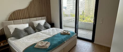 2 soveværelser, sengetøj