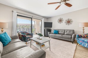 TV, DVD player - 3BR Poolside Condo Near Beach (St. Augustine)