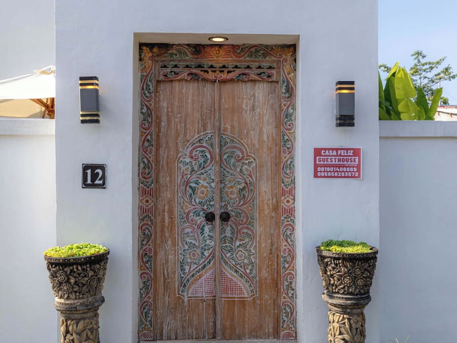 Fassade der Unterkunft