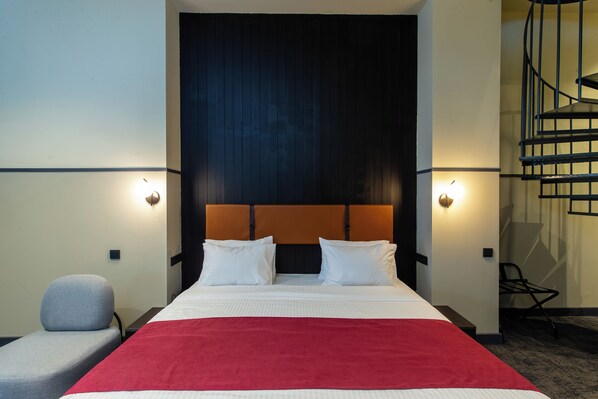 Design Double Room | Desk, soundproofing, free WiFi - Hotel NOBO Tbilisi (Tbilisi)