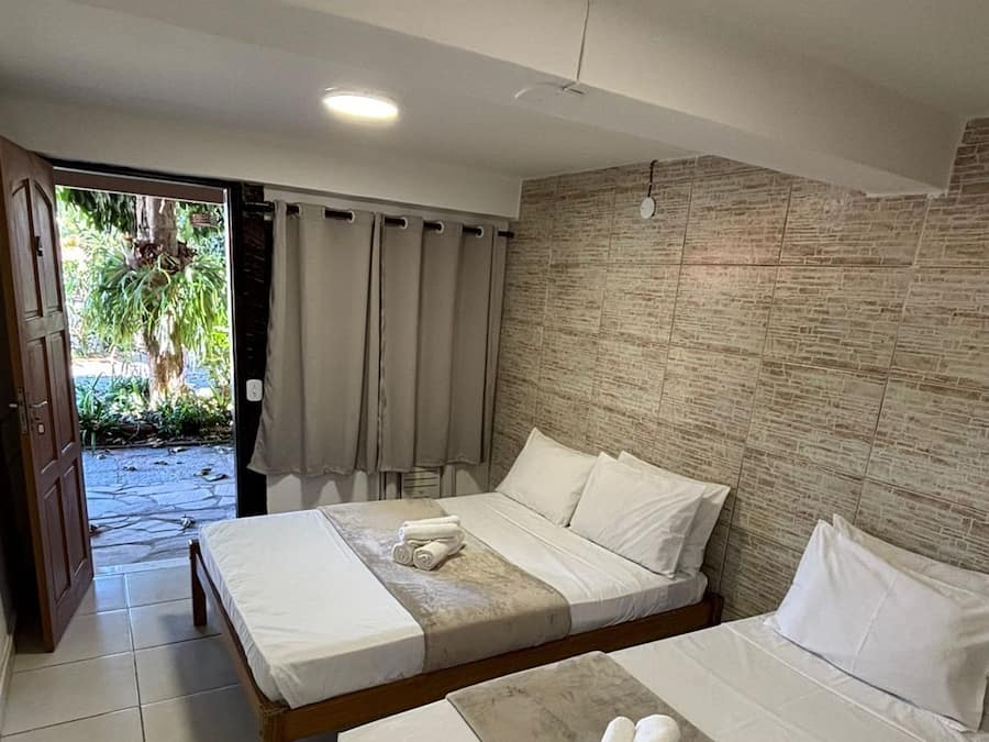 Basic-Dreibettzimmer | Verdunkelungsvorhänge, kostenloses WLAN