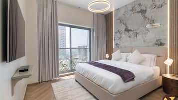 Luksus-lejlighed - balkon - byudsigt | Strygejern/strygebræt, gratis Wi-Fi