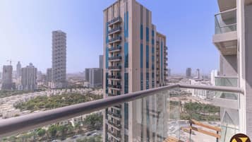 Luksus-lejlighed - balkon - byudsigt | Udsigt fra værelset