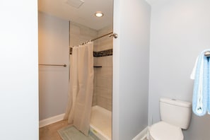 Hair dryer, towels
