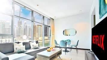 Apartment, Canal View | Living area