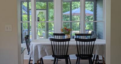 Historic 1850’s farmhouse nestled in the woods near the Ohio River in So Indiana